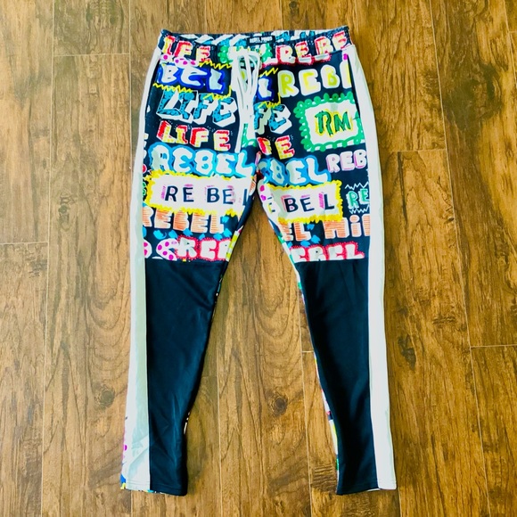 Rebel Minds Graphic Track Pants - Picture 1 of 7